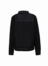 People By Fabrika Koyu İndigo Kadın Denim Ceket SPBF3WL-CKT5001