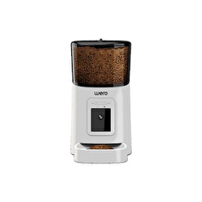 Wero 1080p HD Ayarlanabilir Kamera,6lt Hazne, Uzaktan Kontrol Kedi / Köpek Besleyici, Pet Feeder Beyaz