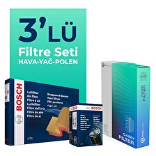 BOSCH FORD KUGA 1.5 EcoBlue Otomatik Filtre Bakım Seti (2019-2023) 3 lü