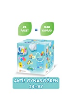 Uni Baby Aktif Oyna Öğren 24'lü Islak Mendil 52x24 Yaprak