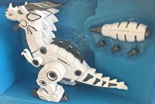 Çift Başlı Robot Dinozor Işıklı Müzikli Sök Tak 30 cm Dinazor