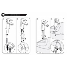 ECA NİOBE LAVABO BATARYASI 102188053