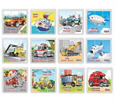 Pilsan 03-541 Taşıtlar Puzzle Seti Eğitici Öğretici Oyuncak