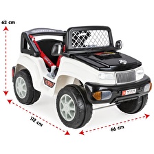 Pilsan Panther 05-118 12 V Uzaktan Kumandalı Akülü Araba Yeni Seri