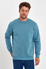Rodi 3 İplik Şardonlu Bisiklet Yaka Sweatshirt RD24KE054903