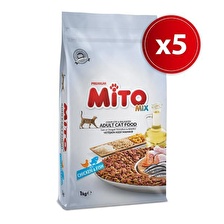 MİTO MİX TAVUKLU YETİŞKİN KEDİ MAMASI 1 KG