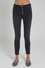 Naomi Antrasit Normal Bel Skinny Fit Jean Pantalon C 4526-036