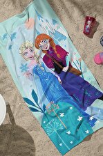 Özdilek Frozen Spring Time Disney Lisanslı Kadife Plaj Havlusu 60x120