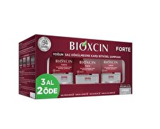 Bioxcin Forte Dökülen Saçlar İçin Dökülme Karşıtı Bitkisel Özlü Şampuan 3x300 ml