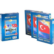 Şeçkin Türk Bayrağı 60 x 90 cm