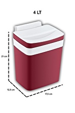 Soft Askılı Çöp Kovası 4 Litre