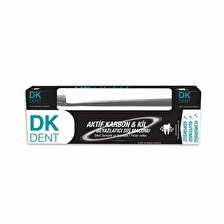 Dermokil DK Dent Kil Ve Aktif Karbonlu Diş Macunu + Fırçalı 75 ml