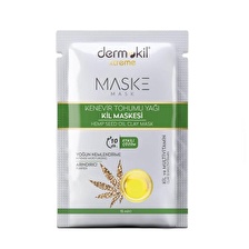 DERMOKİL Kenevir Tohumu Yağı Kil Yüz Maskesi 15 ml