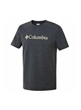 Columbia CSC M Basıc Bıg Logo Brushed SS Tee Erkek Tişört Gri CS0287-012
