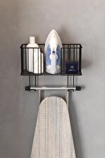 Duvara Monte Ütü Masası Tutacağı Ütü Masası Askısı Düzenleyici Sepet Çamaşır Odası Banyo Duvar Askı