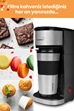 Goldstar  Paslanmaz Termos Bardaklı BPA Free Özellikli Kişisel Filtre Kahve Makinesi ST7312