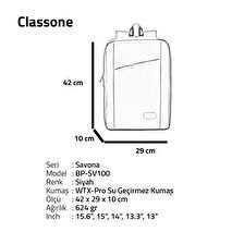 Classone BP-SV100 Savona Serisi 15.6 Sırt Notebook Çantası