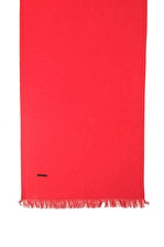 Kırmızı Saf İpek Tek Renk Lotus Atkı 30 x 180 cm | Std