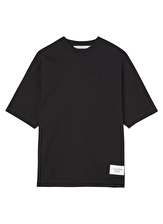 Calvin Klein Jeans Bisiklet Yaka Düz Siyah Erkek T-Shirt J30J322508BEH_BOLD LOGO COLORBLOCK