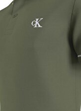 Calvin Klein Jeans Düz Koyu Yeşil Erkek Polo T-Shirt J30J315603LDY
