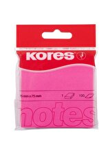Kores Fuşya Çocuk Not Kağıdı Not Kağıdı 75x75mm 100 Yaprak