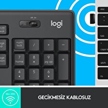 Logitech MK295 Kablosuz SİYAH Klavye Mouse Set 920-009804