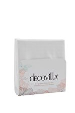 Decovilla Micro Köşe Lastikli 60 x 120 Su Geçirmez Alez Beyaz