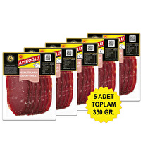 YÜKSEK PROTEİNLİ KURUTULMUŞ DANA FÜME ET 70 GR. BEŞLİ PAKET (TOPLAM 350 GR.)