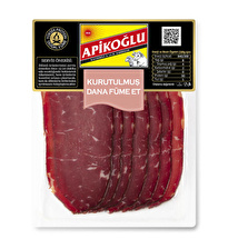 YÜKSEK PROTEİNLİ KURUTULMUŞ DANA FÜME ET 70 GR. BEŞLİ PAKET (TOPLAM 350 GR.)