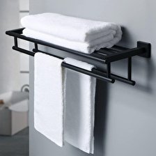 Metal Havluluk Banyo Havlu Askısı Metal Duvara Sabitli Havlu Askısı