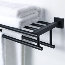 Metal Havluluk Banyo Havlu Askısı Metal Duvara Sabitli Havlu Askısı