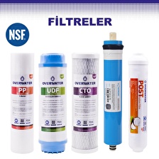 OverWater Su Arıtma Cihazı Açık Kasa Pompalı 5 Aşamalı Vontron Membran Filtresi 12 Lt. Metal Tanklı CAOWPFKM50V