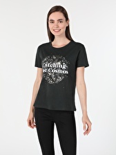 Antrasit Kadın Tshirt K.kol