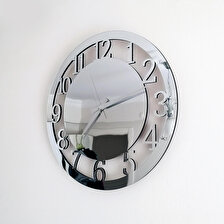 Gümüş Aynalı Duvar Saati