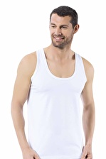 Kompedan Erkek Ribana Atlet Beyaz | K0113