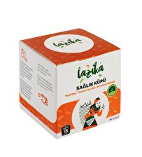Lazika El yapımı Yeşil Çay, Gül-Portakal Kabuğu- 15 Piramit poşet