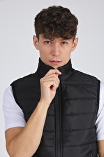 Mascarano Dik Yaka Slim Fit Şişme Yelek