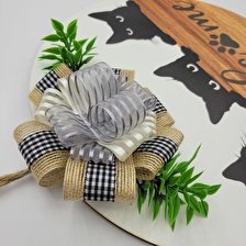 Meraklı Kedi Kapı Süsü (30 cm)