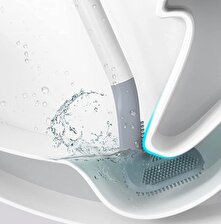 Ergonomik Tasarımlı Silikon Tuvalet Fırçası