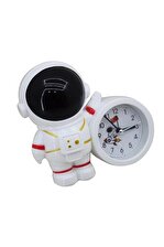 3d Astronot Çalar Saat Alarmlı Masa Saati Çocuk Odası Siyah