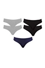 Apak Akala (5 li paket) Basic Likralı Kadın Bikini Külot 103