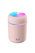 LED Işıklı Mini Ortam Oda Hava Nemlendirici ve Taşınabilir Buhar Makinesi H2O Humidifier