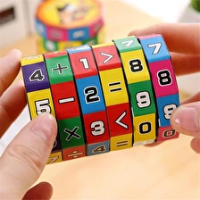 Matematik İşlem Küpü Eğitici Zeka Küpü Oyuncak 1 Adet