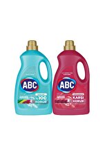 ABC Renkliler İçin Sıvı Deterjan 2x2.7 lt 90 Yıkama 