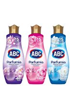 ABC Parfumia Gizemli Lotus & Büyüleyici Yasemin & Romantik Gül Beyazlar ve Renkliler İçin Konsantre Yumuşatıcı 3 x 1440 ml 180 Yıkama