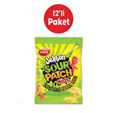 Jelibon Sour Patch Kids Karışık Meyve Aromalı Şekerleme 80 gr - 12'li Paket 