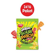 Jelibon Sour Patch Kids Karışık Meyve Aromalı Şekerleme 80 gr - 24'lü Paket 