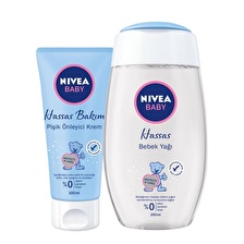 Nivea PİŞİK KREMİ 100 ML +Nivea BEBEK YAĞI 200 ML