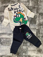SMİLE KİDS GRİ BEBE TAKIMI