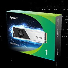 Apacer AP1TBAS2280F4-1 1TB 12000/11800 MB/s M.2 PCIe Gen5 x4 SSD (AP1TBAS2280F4-1)